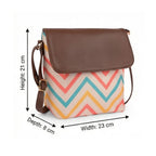 Valenium WavBeach Printed Sling Bag (Multicolor)