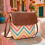 Valenium WavBeach Printed Sling Bag (Multicolor)