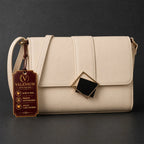 Valenium Crossbody Sling Bag (Cream)