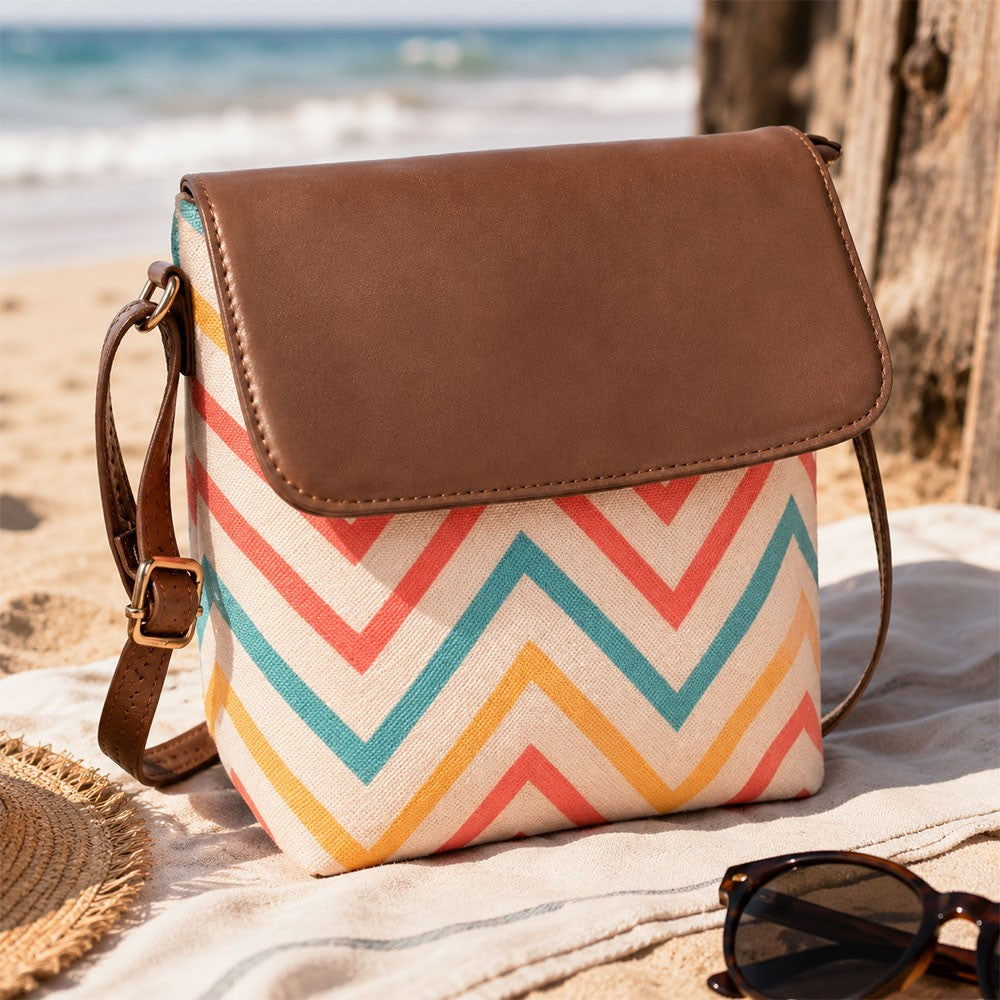 Valenium WavBeach Printed Sling Bag (Multicolor)