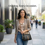Valenium Quilted Cross Body Sling Bag (Black)