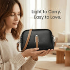 Valenium Quilted Cross Body Sling Bag (Black)