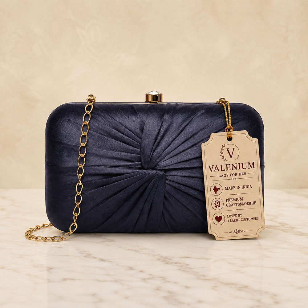 Valenium Women's Clutch Sling Bag (Black)
